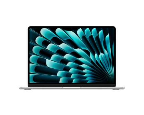 [Ноутбук] Apple MacBook Air 13-inch 2024 [Z1B8001BF] (КЛАВ.РУС.ГРАВ.) Silver 13.6