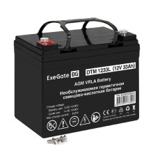 Exegate EX297555RUS Аккумуляторная батарея ExeGate DTM 1233L (12V 33Ah, болт М6)