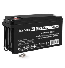 Exegate EX297558RUS Аккумуляторная батарея ExeGate DTM 1265L (12V 65Ah, болт М6)