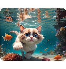 Коврик для мыши Cactus Fish Cat рисунок 300x250x3мм (CS-MPC-D15M)