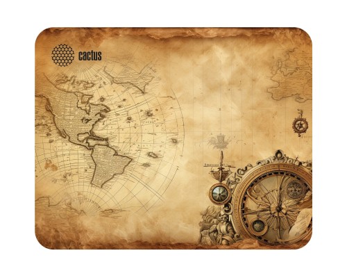 [Кактус коврики] Коврик для мыши Cactus Vintage map 250x200x3мм (CS-MP-D10S)