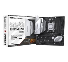 MAXSUN MS-Terminator B850M WIFI (Socket AM5, mATX, 4*DDR5(192Gb), DP/HDMI,  4*SATA3, 2*M.2,  1*PCIEx16/1*PCIEx4/1*PCIEx1, 4*USB2.0, 4*USB 3.0, 1*Type-C, LAN 1*2,5G, Bluetooth,  Wi-Fi 802.11ax, RTL)