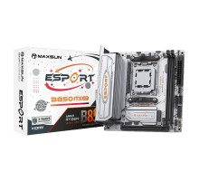 MAXSUN MS-eSport B850ITX WIFI ICE (Socket AM5, mini-ITX, 2*DDR5(96Gb), DP/HDMI,  2*SATA3, 2*M.2,  1*PCIEx16, 4*USB2.0, 2*USB 3.0, 1*Type-C, LAN 1*2,5G, Bluetooth, Wi-Fi 802.11ax, RTL)
