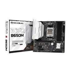 MAXSUN MS-Terminator B650M (Socket AM5, mATX, 4*DDR5(192Gb), DP/HDMI, 4*SATA3, 2*M.2, 1*PCIEx16/1*PCIEx4/1*PCIEx1, 2*USB 2.0, 4*USB 3.2, LAN 1*2.5G, RTL)