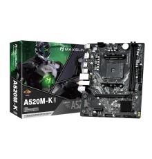 MAXSUN MS-Challenger A520M-K WIFI (Socket AM4, mATX, 4*DDR4(64Gb), DP/HDMI,  3*SATA3, 1*M.2, 1*PCIEx16/1*PCIEx1, 4*USB2.0, 2*USB 3.0, LAN 1*1G, Bluetooth,  Wi-Fi 802.11ac, RTL)