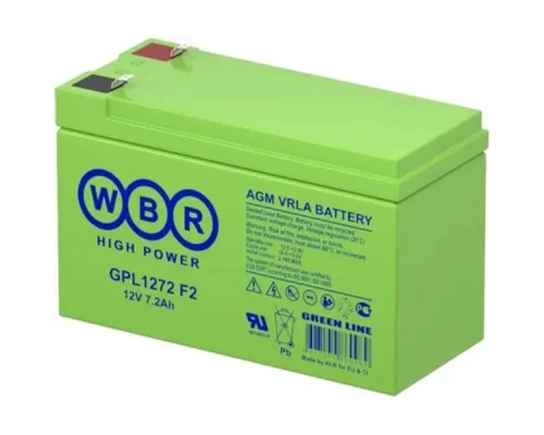 [акб] WBR Батарея GPL1272 F2 (12V/7,2Ah)