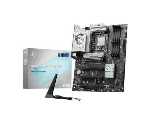 [Материнская плата] Материнская плата MSI B860 GAMING PLUS WIFI Soc-1851 Intel B860 4xDDR5 ATX AC`97 8ch(7.1) 5Gigabit RAID+HDMI+DP