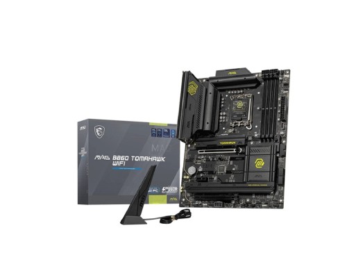 [Материнская плата] Материнская плата MSI MAG B860 TOMAHAWK WIFI Soc-1851 Intel B860 4xDDR5 ATX AC`97 8ch(7.1) 5Gigabit RAID+HDMI+DP