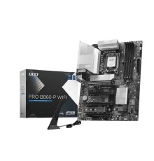 Материнская плата MSI PRO B860-P WIFI Soc-1851 Intel B860 4xDDR5 ATX AC`97 8ch(7.1) 5Gigabit RAID+HDMI+DP