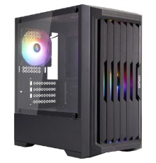 1STPLAYER BULLET HUNTER H2 Black / mATX / 4x120mm FRGB fans / H2-BK-4F1