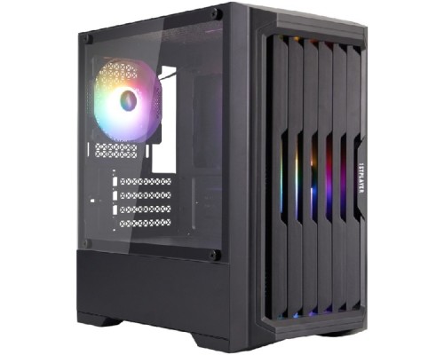 [Корпус] 1STPLAYER BULLET HUNTER H2 Black / mATX / 4x120mm FRGB fans / H2-BK-4F1