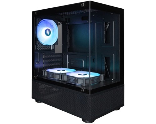 [Корпус] 1STPLAYER MIKU Mi2-A ARGB Black / mATX / 3x120mm ARGB fans / Mi2-A-BK-2FC7R-1FC7
