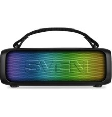 SVEN PS-235, черный (12 Вт, TWS, Bluetooth, FM, USB, 1500мА*ч)