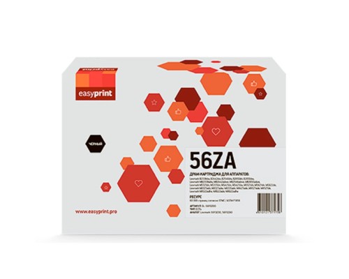 [Расходные материалы] Драм-картридж EasyPrint DL-56F0Z00 для Lexmark B/MB2338/2442/2546/2650/MS/MX321/421/521/622 (60000 стр.) черный, с чипом 56F0Z00/56F0ZA0
