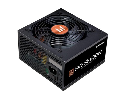 [Блок питания] Zalman <GV2SE>  ZM600-GV2SE <600W, ATX12V v2.52, APFC, 12cm Fan, 80+ Bronze, Ret>
