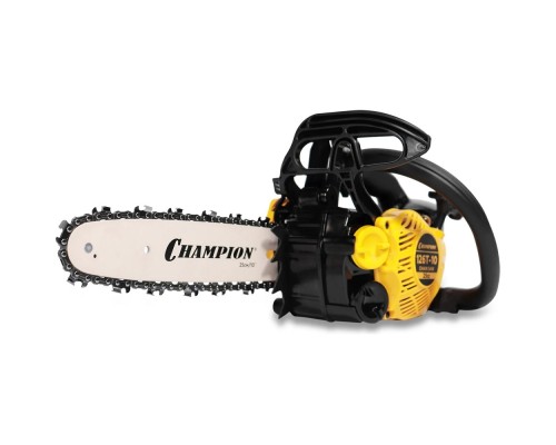 [Бензопилы] CHAMPION Бензопила 126T-10 { 1,15кВт 25см? 2,4кг }