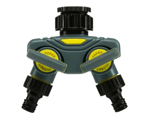 [Коннекторы, ] Rexant (62-0223-F) Разветвитель 2-х канальный на кран 1/2