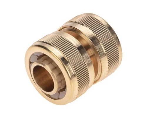 [Коннекторы, ] Rexant (62-0274) Муфта соединительная латунная, ремонтная, для шланга, 3/4