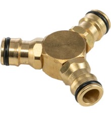 Rexant (62-0281-3-F) Тройник Y для быстросъемного соединения латунный