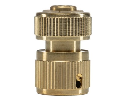 [Коннекторы, ] Rexant (62-0309-F) Коннектор для шланга латунный, быстросъемный, 1/2