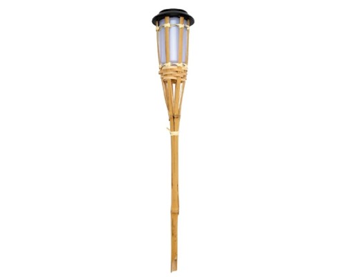 [фонари] Rexant (602-1006) Светильник грунтовый Бамбук 3000К, со встроенным аккумулятором, солнечной панелью, датчиком освещенности Lamper