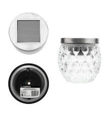 Rexant (602-1007) Светильник газонный 4000К со встроенным аккумулятором, солнечной панелью Lamper