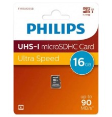 Micro SecureDigital 16GB Philips High Speed  microSDHC Class 10 90MB/s (FM16MD55B/97)