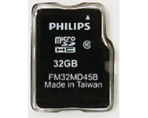 [Карта памяти ] Micro SecureDigital 32GB Philips microSDHC Class 10 OEM ( без упаковки) (FM32MD45K/97_OEM)