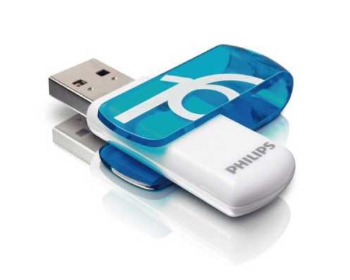 [Носитель информации] PHILIPS USB Drive 16GB PHILIPS VIVID3.0 16GB, USB 3.0 (FM16FD00B/97)