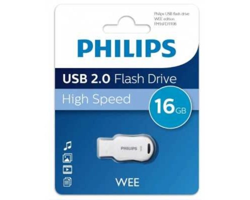 [Носитель информации] PHILIPS USB Drive 16GB PHILIPS WEE 2.0 16GB, USB 2.0