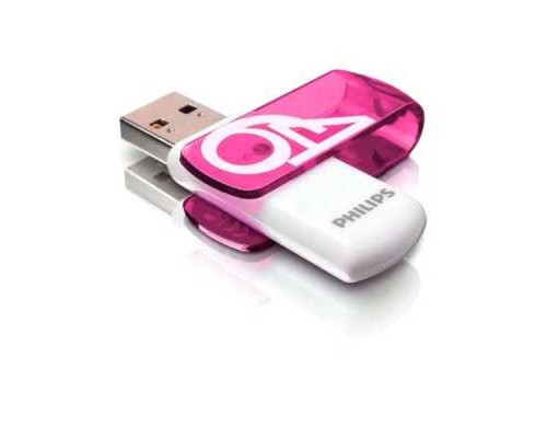 [Носитель информации] PHILIPS USB Drive 64GB PHILIPS VIVID2.0 64GB, USB 2.0