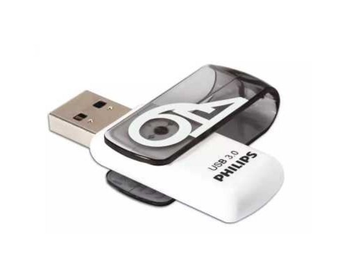 [Носитель информации] PHILIPS USB Drive 64GB PHILIPS VIVID3.0 64GB, USB 3.0 FM64FD00B/97