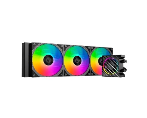 [вентилятор] Кулер с водяным охлаждением ID-Cooling Dashflow 360 XT Pro ARGB Soc-AM5/AM4/1200/1700/1851 черный 4-pin 32.5dB Al 350W Ret