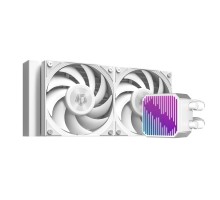 Система водяного охлаждения ID-Cooling DX240 Max WHITE Soc-AM5/AM4/1200/1700/1851 белый 4-pin 32.5dB Al+Cu 300W Ret