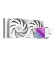Система водяного охлаждения ID-Cooling DX240 Max WHITE Soc-AM5/AM4/1200/1700/1851 белый 4-pin 32.5dB Al+Cu 300W Ret