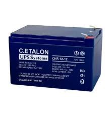 C.ETALON Аккумулятор CHR 12-12 (12 В 12 Ач,Нож F2 (Faston))