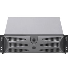 Procase EB350D-B-0 Корпус 3U Rack server case, дверца, черный,  без блока питания , глубина 500мм, MB 12