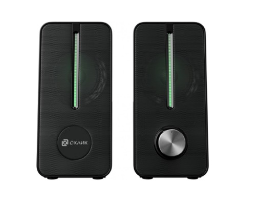 [Колонки Oklick] Oklick OK-120U 2.0 черный 6Вт