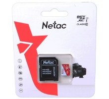 Micro SecureDigital 64GB Netac P500 ECO <NT02P500ECO-064G-R>  (с SD адаптером)