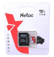 Micro SecureDigital 64GB Netac P500 ECO <NT02P500ECO-064G-R>  (с SD адаптером)