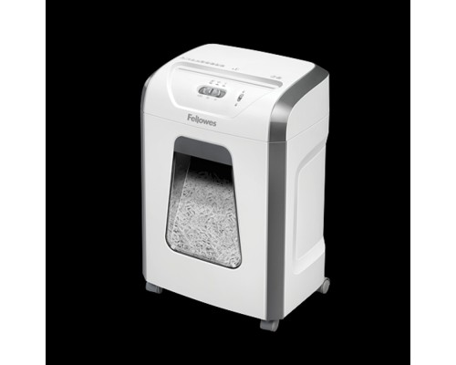 [Уничтожитель] Fellowes  Шредер Powershred 15C, DIN P-4, 4х40мм, 14лст., 19лтр. (100017466) в БЕЛОМ корпусе 