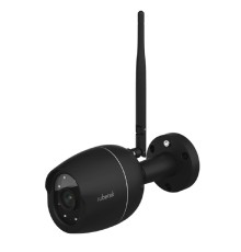 RUBETEK RV-3424/B Видеокамера стационарная обзор 100° Full HD (цв. чёрный), 2 Мп, 1/2.9'' CMOS, объектив 4.0 мм, ONVIF/WebRTC/RTSP, слот microSD, Wi-Fi 2.4 ГГц, IP65, металл