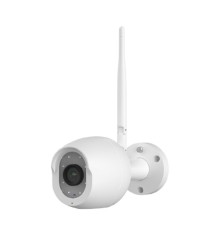 RUBETEK RV-3424/Wh Видеокамера стационарная обзор 100° Full HD (цв. белый), 2 Мп, 1/2.9''  CMOS, объектив 4.0 мм, ONVIF/WebRTC/RTSP, слот microSD, Wi-Fi 2.4 ГГц, IP65, металл