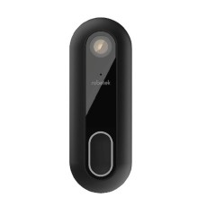 RUBETEK RV-3441 Видеозвонок проводной (цв. чёрный), 2 Мп, 1/2.9'' CMOS, объектив 2.4 мм, ONVIF/WebRTC/RTSP, слот microSD, Wi-Fi 2.4 ГГц, IP54, металл