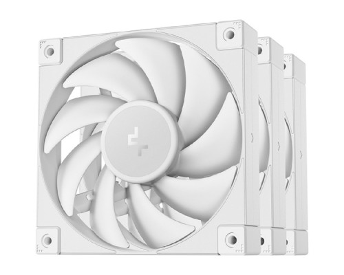 [Вентилятор] Case fan Deepcool FD12 белый 4-pin 26.9дБ (упак.:3шт) (R-FD12-WHNPN3-G) Ret