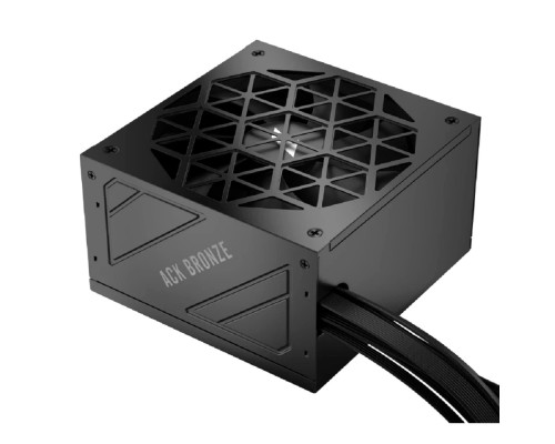 [Блок питания ] 1STPLAYER ACK BRONZE 650W Black / ATX 3.1, APFC, 80 PLUS Bronze, Double Forward, full Teapo caps, 140mm fan, non-modular / HA-650AA2