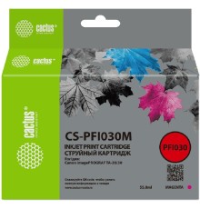 Картридж струйный Cactus CS-PFI030M PFI-030M пурп.пигм. (55мл) для Canon imagePROGRAF TA-20/30