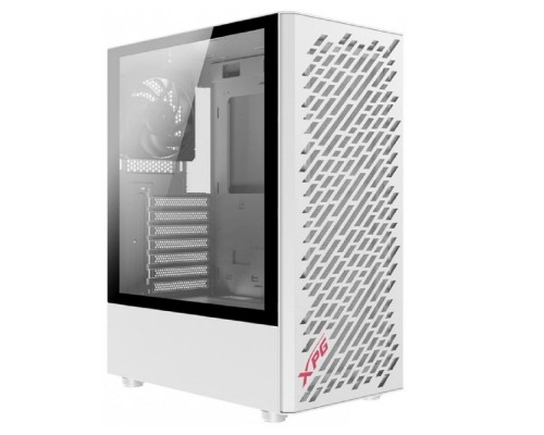 [корпус] XPG VALOR AIR white / ATX / tempered glass / 4x 120mm black fans/front magnet filter/ VALORAIRMT-WHCWW