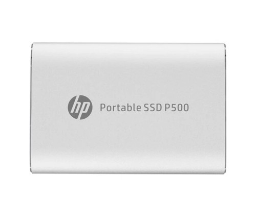 [носитель информации] HP Portable SSD 250GB External P500 Series Silver <7PD51AA#ABB> (USB 3.2 Gen2 Type-C, up to 370/200Mbs, 100TBW, 79х54х10, 45g)