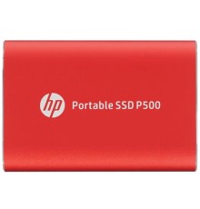 HP Portable SSD 250GB External P500 Series Red <7PD49AA#ABB> (USB 3.2 Gen2 Type-C, up to 370/200Mbs, 100TBW, 79х54х10, 45g)